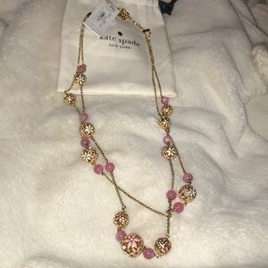 New Kate Spade At First Blush Necklace
